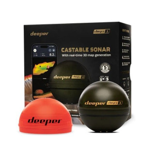 DEEP CHIRP P3 Deeper Smart Sonar CHIRP+ 3. sis. pohjakartan 3D mallinnuksen