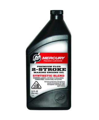 8M0206940 Alkuperäinen Mercury perämoottoriöljy 2 Tahti Premium Plus TCW3 1L