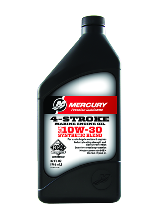 8M0206995 Alkuperäinen Mercury synteettinen perämoottoriöljy 4 Tahti 10W30 1L