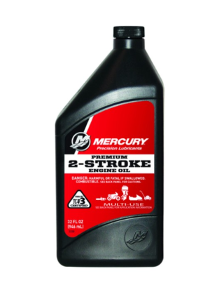 8M0230938 Alkuperäinen Mercury perämoottoriöljy 2 Tahti Premium TCW3 1L