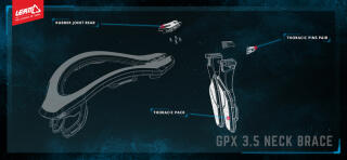 Leatt DBX GPX 3.5 nastapari niskatukeen