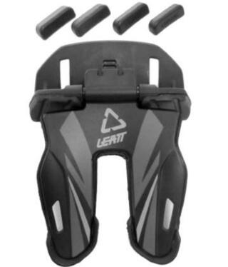 Leatt DBX GPX 5.5 rintatuen kiinnitystapit, Pari, Musta, Junior